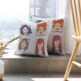 thumbnail image 6 of LALILO Throw Pillow Covers Four Oriental Women Hair Afro American Cushion Cover 18" x 18", 2 Pack, 6 of 6