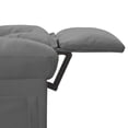 thumbnail image 5 of vidaXL Fauteuil Inclinable Tissu Gris Clair, 5 of 5