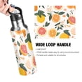 thumbnail image 4 of Yayeee 20oz Insulated Water Bottle Double Wall Stainless Steel with Flip Straw Lid, Orange Slices, 4 of 7