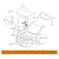 thumbnail image 3 of For 08-15 xB Wagon 2.4L Front Hood Hinge Bracket Left Side SC1236102 5342012570, 3 of 4