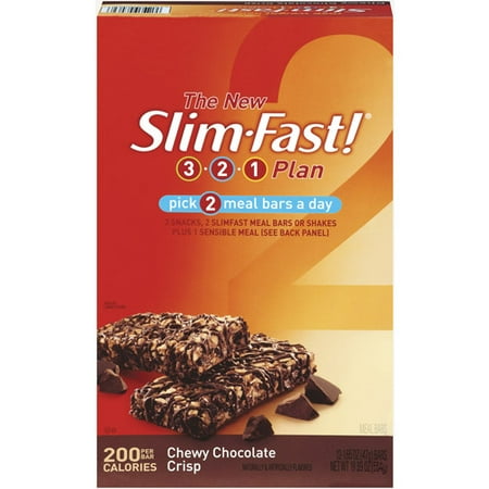 Slim-Fast Chewy Chocolate Crisp Meal Bar, 1.65 oz