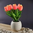 LumiPlant 10 LED Artificial Tulip Arrangement With Ceramic Vase 6 lumiplant-10-led-artificial-tulip-arrangement-with-ceramic-vase-6