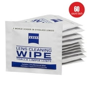 Zeiss Pre-Moistened Lens LCD LED Screen Optical Camera Cleaning Cloth Wipes 60 Count