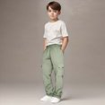 thumbnail image 4 of Tween Boys Sweatpants Athletic Pants Baggy Sweatpants for Boys 3-14 Years Kids Youth Workout Sweat Pants Kids Sweatpants Size 11-12 Years, 4 of 7