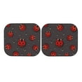 thumbnail image 7 of Kll Red Ladybugs On Dark Background Windshield Sun Shade 2-Piece Foldable Car Front Window Sunshade For Most Sedans Suv Truck- Medium, 7 of 7