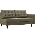 thumbnail image 5 of Pemberly Row Right-Facing Upholstered Fabric Loveseat in Oatmeal, 5 of 12