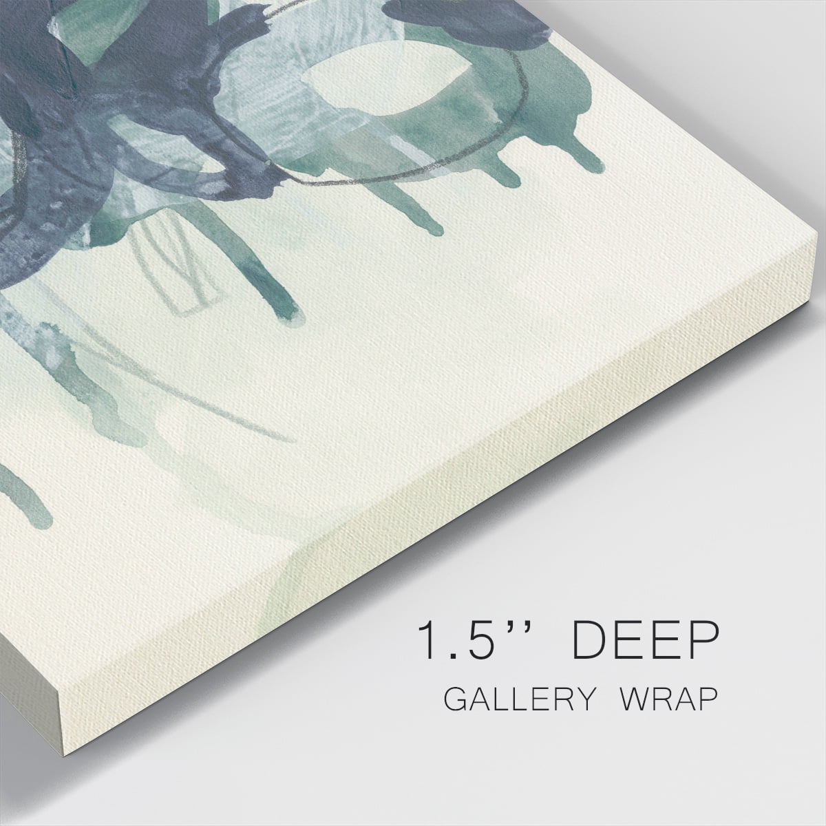 Wexford Home Chainlink Verdigris I-Premium Gallery Wrapped Canvas, 24" x 24" - Ready to Hang