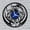 Blue-without LED, variant on Falcon Vinyl Wall Clock, Vinyl Record Clock Wall Art Silent & Non-ticking(12 inchs P)