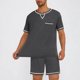 thumbnail image 2 of Camisetas Casuales Elegante Pijama Conjunto Ligero Seco de Manga Corta Y Pantalones Cortos, Ropa de Dormir Cómoda Suave para Relajarse, Correr Y Regalos, 2 of 9