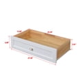 thumbnail image 4 of Drawer Dresser Server Console Table Lockers With 4 Drawers For Home Office Bedrooom 32.68 x 17.72 x 35.55in, 4 of 9