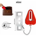 thumbnail image 5 of YQHWQ Dormitory Essential Lock Portable Door Lock Safety for Home Security Travel Door Lock Pieces 2 Pieces, 5 of 5
