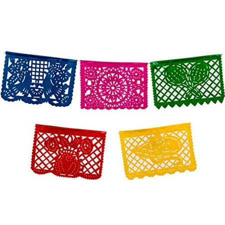 Multicolor Mexican Plastic Party Flag (Best Party Games For Large Groups)