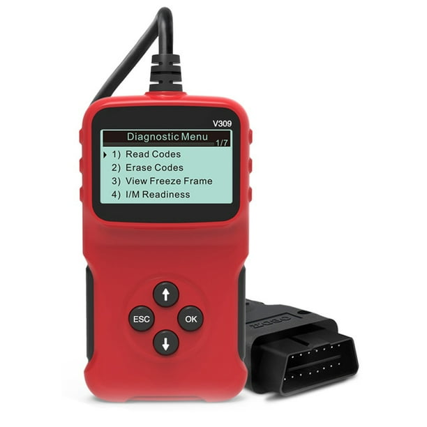 OBD2 Scanner, OBD Reader Enhanced Car Engine Fault Code Reader, Diagnostic Scan Tool for All OBD II Protocol Cars -