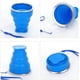 thumbnail image 5 of Vaso de viaje plegable de silicona, paquete de 6 vasos de silicona plegables con tapa, juego de vasos extensibles, taza reutilizable para camping, senderismo, viajes Ormromra DLM267, 5 of 8