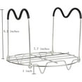 thumbnail image 2 of Steamer Rack Trivet with Handles Compatible for Instant Pot 6 & 8 qt Accessories - Great for Lifting out Springform Pan / Cheesecake Pan, 2 of 7