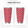 thumbnail image 3 of Fotbe Ladybugs And White Dots Pattern 20 oz Tumbler Stainless Steel Vacuum Insulated Coffee Ice Cup Double Wall Travel Flask Leak-proof Coffee Cup-Without Straw, 3 of 8