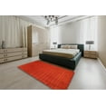 thumbnail image 5 of Ahgly Company Machine Washable Indoor Rectangle Contemporary Red Area Rugs, 6' x 9', 5 of 7
