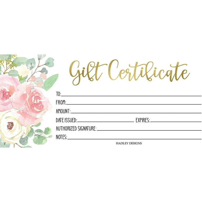 Nail Gift Certificate Template Nail Gift Certificate Template