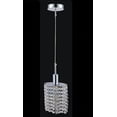 thumbnail image 2 of 4281P-R-O Clear crystal-CWI Lighting-1 Light Mini Pendant with Chrome Finish     -Traditional Installation, 2 of 3