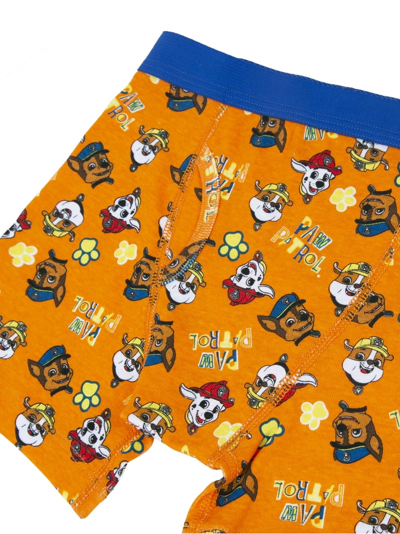Pack 4 Boxers Paw Patrol Garçon – Sous-vêtements Enfants Confortables Et Colorés (Tailles 98-104)