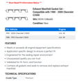 thumbnail image 2 of Exhaust Manifold Gasket Set - Compatible with 1988 - 2000 Chevy C3500 1989 1990 1991 1992 1993 1994 1995 1996 1997 1998 1999, 2 of 2