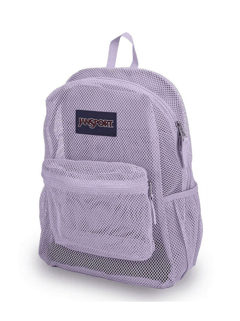 Jansport Eco Mesh Backpack Pastel Lilac - School Bookbag