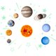 thumbnail image 4 of Calcomanía De Luna Luminosa Pegatinas De Pared De Meteorito De Estrella De Pvc Sistema Solar No Tóxico Decoración De Niños Dormitorio De Bebé Sala De Estar Speravity HA018721-00, 4 of 6