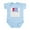 Sky Blue, variant on CafePress - Made In Cuba Infant Bodysuit - Baby Light Bodysuit, Size Newborn - 24 Months
