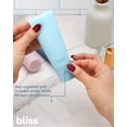 thumbnail image 2 of Bliss Silicone Travel Bottles TSA-Approved Refillable Travel Size Bottles for Toiletries 4 Pack, 2 of 7