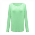 thumbnail image 2 of Blusa de Larga con Cuello y Hombros Descubiertos para Mujer Verde XXL, 2 of 5