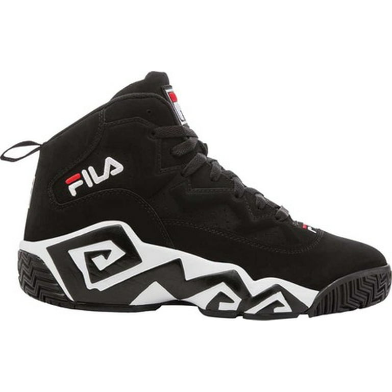 Men's Fila MB Basketball Shoe Black/White/Firestone Red 10.5 M Walmart.com