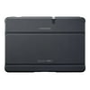 Samsung Magnetic Book Cover EFC-1H8SGE - Flip cover for tablet - polyurethane, polycarbonate - dark gray - 10.1" - for Galaxy Tab 2 (10.1), Tab 2 (10.1) WiFi