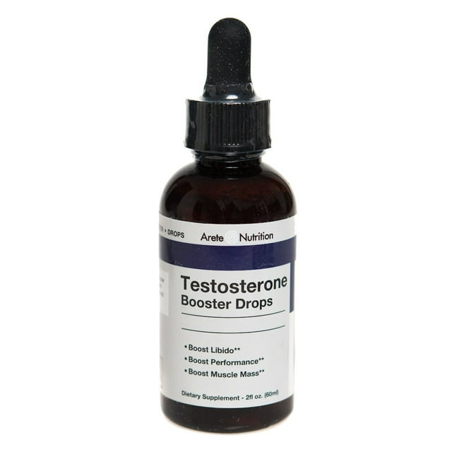 Arete Testosterone Booster Liquid Drops Men Women Fast Absorption Boost