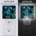 thumbnail image 2 of Peacock feathers LED Square Night Lights with Motion Sensor - Modern and Energy Efficient Illumination for Any Room - for Hallways, Bathrooms, and Bedrooms, 2 of 6