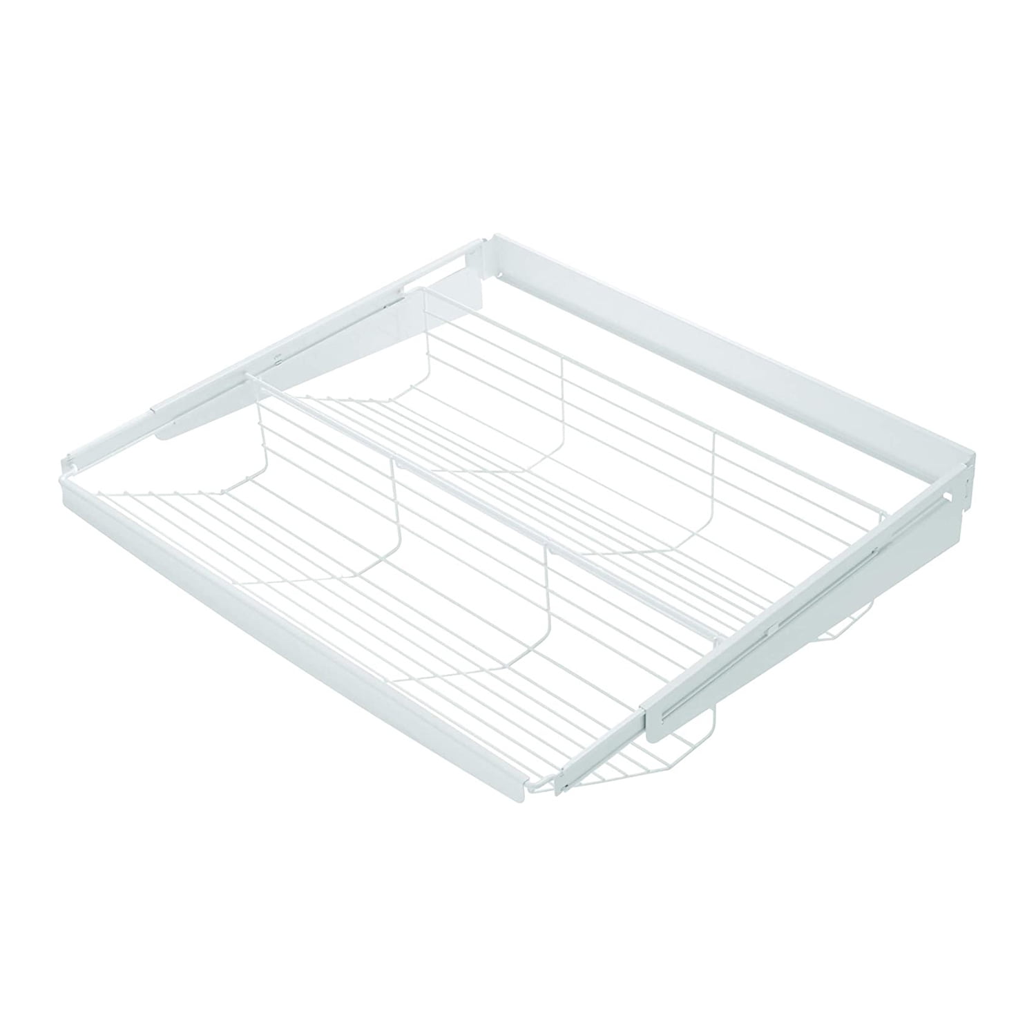 Rubbermaid FastTrack Steel Wire Slide Out Hanging Tiered Storage Shelf