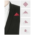 thumbnail image 3 of INSPIRE CHIC Men's Polka Dots Pocket Squares Business Tuxedo Wedding Handkerchiefs Red One Size, 3 of 4