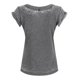 thumbnail image 2 of The Rolling Stones - Camiseta New York City 75 Burnout para Mujer (Gris Carbón), 2 of 2