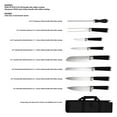 thumbnail image 2 of Safdie & Co. Chef'S Knife 9PC Set In Carry Bag, 2 of 3