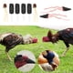 thumbnail image 5 of 2 juegos de cubierta de piezaza de pelea de gallo con cubierta de boca para proteger animales de de pollo, 5 of 9
