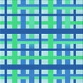 thumbnail image 1 of Ahgly Company Machine Washable Indoor Square Transitional Neon Blue Area Rugs, 6' Square, 1 of 7