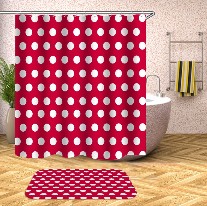 Cartoon girl Shower Curtain , Bathroom Decor , Shower Curtains floor