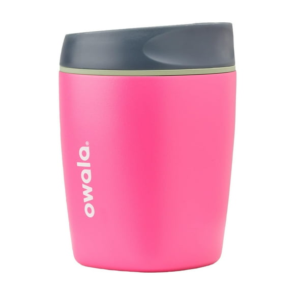 Vaso de café Owala SmoothSip con aislamiento de 300 ml, color rosa