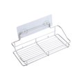 thumbnail image 4 of 1 cesta de ducha (larga), estante, organizador de baño, cocina, estante de especias, acero inoxidable, sin perforación, 4 of 5