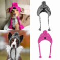 thumbnail image 5 of Fashion Winter Warm Earmuffs Adjustment Dog Ear Muffs Pet Headgear Pet Cap Dog Warm Hat PINK M, 5 of 8