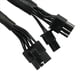 thumbnail image 3 of 3X Cable de Alimentación PCIE VGA Flexible de 8 Pines A 8 Pines (6 + 2) para EVGA Supernova 650750850 1000 1600 2000 G2 G3 P2 T2 GS, 3 of 6