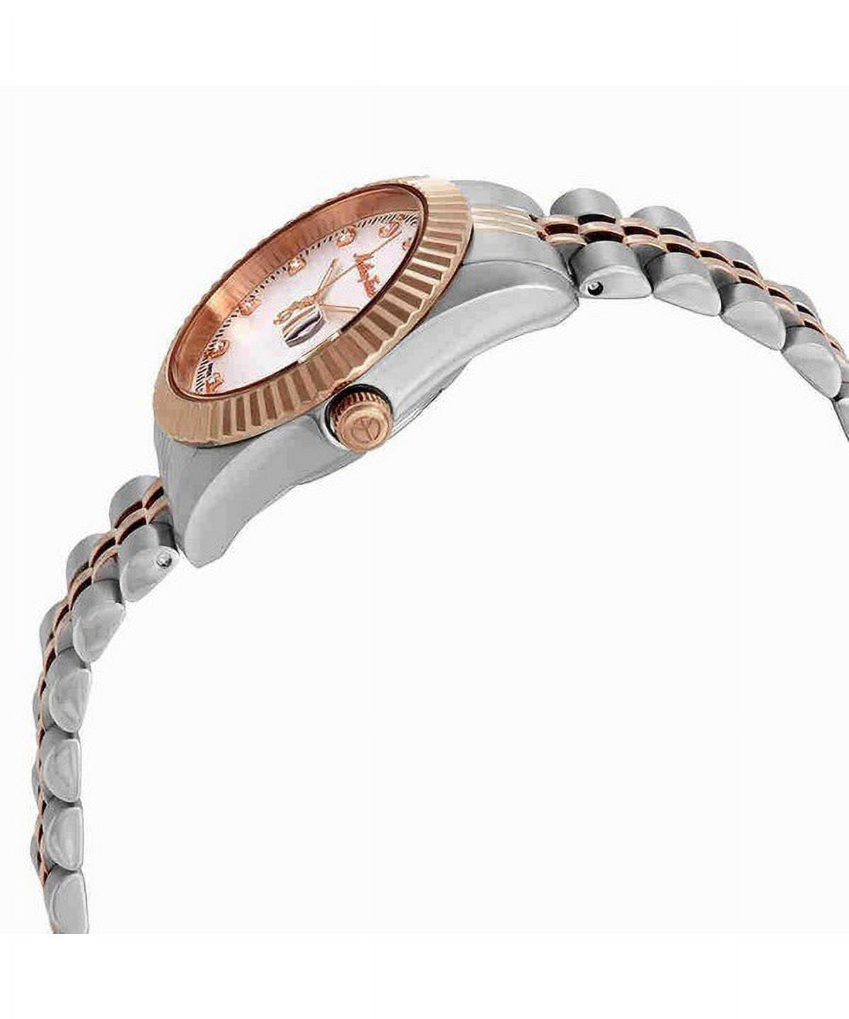 Mathey-Tissot Mathy III Two Tone Stainless Steel White Dial Quartz D810RA Women's Watch