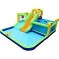 thumbnail image 5 of 7 in 1 Inflatable Slide Water Park, Bouncing House Outdoor Garden Bouncer, with Whack a Mole Games & Splash Pool & Target Games & Water Gun & Climbing Wall & Basketball, 5 of 10