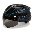 thumbnail image 1 of Casco de bicicleta Ciclismo portátil Ciclismo Saft Cascos para hombres Mujeres (Negro Azul), 1 of 9