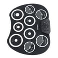 thumbnail image 1 of Batería Enrollable, Batería Electrónica 9 Almohadillas Educativas USB Silicona 800mAh Con Baquetas De Pedal Para Uso Doméstico, 1 of 7