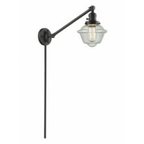 Innovations Lighting - Oxford - 1 Light Swing Arm Wall Sconce In Traditional
